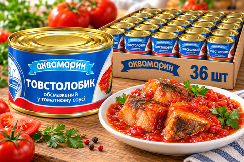 Товстолоб ТМ Аквамарин в т/с 230 г* 36 шт НФ-00000376 фото