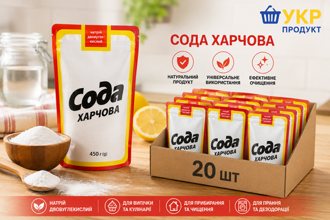 Сода харчова дой-пак 450 г*20 шт НФ-00000314 фото