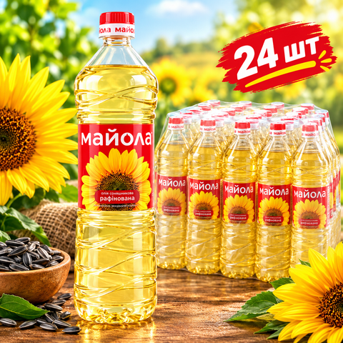 Олія соняшникова ТМ Майола 500 л*24 шт НФ-00001193 фото