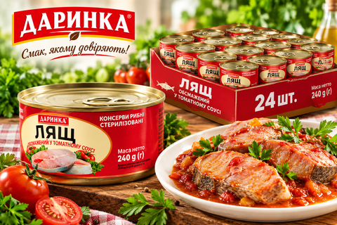 Лящ ТМ Даринка 240 г* 24 шт НФ-00000379 фото