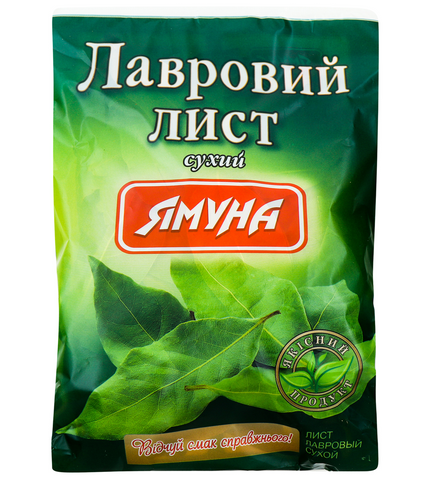 Лавровий лист ТМ Ямуна цілий 20г*50шт НФ-00000594 фото