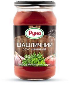 СоусТМ" РУНА"ШАШЛИЧНИЙ фірмовий.485гр. С/Б./12шт. НФ-00000828 фото