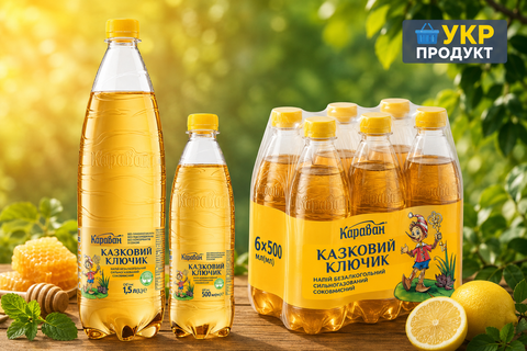 Напій Караван Казковий Ключик 1,5л *6 шт НФ-00001178 фото