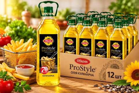 Олія соняшникова ТМ ОЛКОМ рафінована 1,5 л*12 шт НФ-00001264 фото