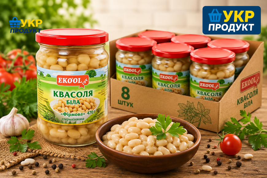 Квасоля ТМ ЕКОЛ в нат.с 470г с/б*8шт НФ-00000174 фото Квасоля ТМ ЕКОЛ в нат.с 470г с/б*8шт НФ-00000174 фото