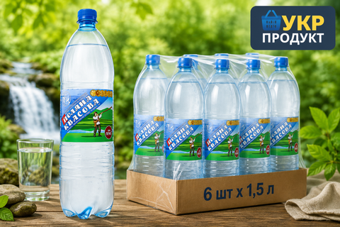 Вода ТМ Поляна Квасова з трембітою № 8  1,5 л  НФ-00000888 фото
