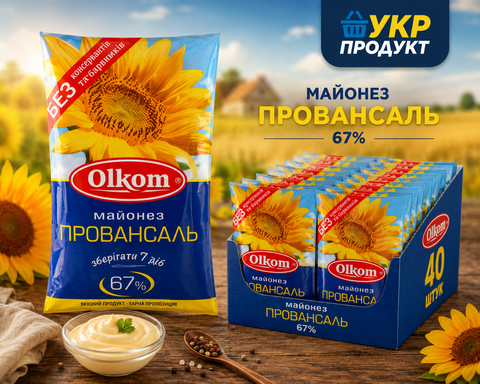 Майонез ТМ Олком 200г*40шт НФ-00000503 фото